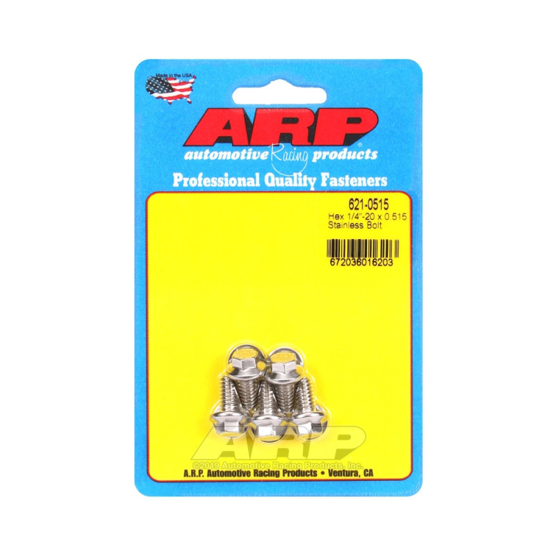 Șuruburi și piulițe universale ARP 1/4-20 – Șuruburi hexagonale din oțel inoxidabil x5 - ARP-621-0515 - 621-0515 - 3666618191836